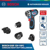 Bosch GSR 12V-15FC Cordless Heavy Duty Drill/Driver